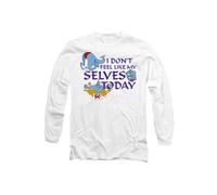 Aladdin The Genie I Don't Feel Like My Selves Today Long Sleeve T-Shirt, White Disney White XL