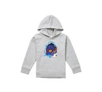 Disney Aladdin & The Magic Lamp At The Cave Of Wonders Youth Kids Pull-Over Hoodie, Athletic Heather in Grey | Size: 7-8 Years Disney Grey 7-8 Years