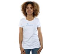 Disney Women's Aladdin Wish Dude Cotton T-Shirt in White | Size: XL Disney White XL