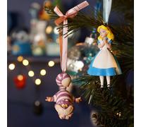 Disney Alice And Cheshire Cat Set Of 2 Hanging Decorations Multi One Size