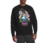 Disney Alice In The Garden Unisex Sweatshirt, Black, XX-Large