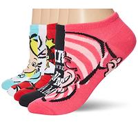 Disney Alice in Wonderland 5 Pack No Show Socks - multi -