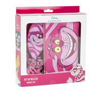 Disney Alice in Wonderland Beauty Gift Set for Girls - Toiletry Bag, Gentle Hair Brush & 2 Hair Scrunchies - Stylish & Practical Gift for Kids, for Christmas, Birthdays or Everyday Use