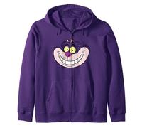 Disney Alice In Wonderland Cheshire Cat Big Face Zip Hoodie