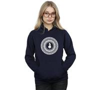 Disney Women's Alice In Wonderland Circle Hoodie in Navy | Size: Large Disney Navy L