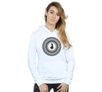 Disney Women's Alice In Wonderland Circle Hoodie in White | Size: Large Disney White L