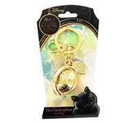 Disney Alice In Wonderland Gold Chrono Sphere Pewter Key Ring, 3"
