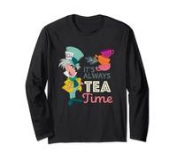 Disney Alice in Wonderland Mad Hatter It’s Always Tea Time Long Sleeve T-Shirt