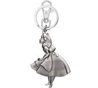 Disney Alice in Wonderland Petwer Key Ring - Alice, Gray, One Size