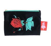 Disney Alice in Wonderland Velvet Pouch Pink Black DS1873N