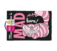 Pyramid International Doormat Alice in Wonderland We're All Mad Here Pink/Black One size