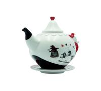 ABYstyle Teapot Disney Alice Queen of Hearts Ceramic White OneSize