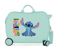 Disney Aloha Stitch Children's Suitcase Blue 50 x 38 x 20 cm Rigid 2.1 kg Combination Lock Side ABS 2.1 kg 34L Hand Luggage, Blue, One Size, Children's Suitcase