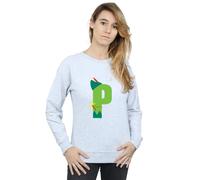 Disney Alphabet P Is For Peter Pan Sweatshirt In Grey Grey XL