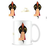 Disney Alphabet Personalised Mug (J for Jafar Design) 11oz Ceramic Coffee Mug in Presentation Disney Gift Box - Official Merchandise, Black,Gold