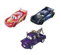 Disney Pixar Cars Color Changers Lightning McQueen, Mater & Jackson Storm 3-Pack