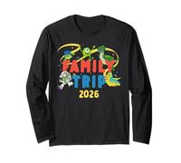 Disney and Pixar Characters Vacation Party Family Trip 2026 Long Sleeve T-Shirt