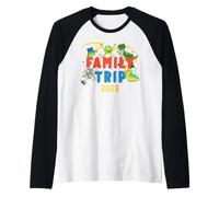 Disney and Pixar Characters Vacation Party Family Trip 2026 Raglan Baseball Tee