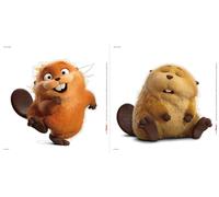 Disney and Pixar Hoppers Two on a Mission - 2 Sheets, 30 x 30 cm - Komar Wall Stickers, Wall Stickers, Wall Stickers, Flannelette, Children's Room, Nursery Decoration