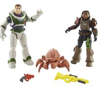 Disney and Pixar Lightyear Toy Figures and Accessories, Set with Izzy and Buzz Lightyear figures, Bug and Weapons, Space Rangers Defense, Collectibles, HHY15