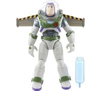 Disney and Pixar Lightyear Toys Age 4+, Talking Buzz Lightyear Action Figure with Liftoff Vapor Trail, 20 Sounds, Jetpack with Expanding Wings , HHK15