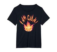 Disney and Pixar’s Elemental Ember Lumen I Am Calm! T-Shirt, Women's Plus, Black, 4X