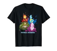 Disney and Pixar’s Elemental Natural Charmers T-Shirt, Men, Black, 6X-Large