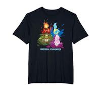Disney and Pixar’s Elemental Natural Charmers T-Shirt, Men's Big and Tall, Black, 2X Tall