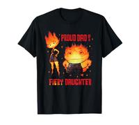 Disney and Pixar’s Elemental Proud Dad of a Fiery Daughter T-Shirt