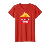 Disney and Pixar’s Inside Out Anger Red T-Shirt, Women, Red, 3X-Large