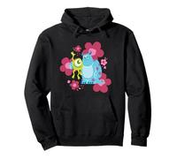 Disney and Pixar’s Monsters Inc Cute Sulley & Mike Flowers Pullover Hoodie