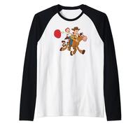 Disney and Pixar’s Toy Story Woody Jessie Bullseye Raglan Baseball Tee
