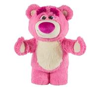 Disney and Pixar Toy Story Lotso Plush Sound Toy, 13.75 Inch Tall Soft Doll Bear, Hum Trill & Chuckle Sounds, JDG82