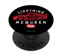 Disney and Pixar's Cars Lightning McQueen Rust-Eze Logo PopSockets Adhesive PopGrip