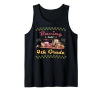 Disney and Pixar's Cars Racing into 4th Grade Back to School Tank Top