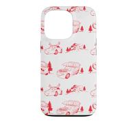 Disney and Pixar's Cars Radiator Springs Christmas Pattern Case for iPhone 13 Pro