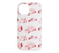 Disney and Pixar's Cars Radiator Springs Christmas Pattern Case for iPhone 14
