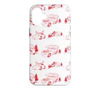 Disney and Pixar's Cars Radiator Springs Christmas Pattern Case for iPhone 16 Plus