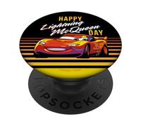 Disney and Pixar's Cars Retro Vintage Lightning McQueen Day PopSockets Swappable PopGrip