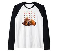 Disney and Pixar's Hoppers King George & Mabel Emoji Message Raglan Baseball Tee