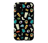 Disney and Pixar's Monsters, Inc. Monstropolis Icons Pattern Case for iPhone 11
