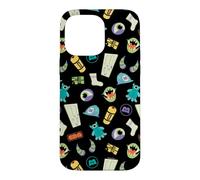 Disney and Pixar's Monsters, Inc. Monstropolis Icons Pattern Case for iPhone 14 Pro Max