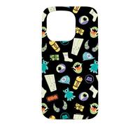 Disney and Pixar's Monsters, Inc. Monstropolis Icons Pattern Case for iPhone 15 Pro