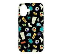Disney and Pixar's Monsters, Inc. Monstropolis Icons Pattern Case for iPhone 16