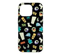 Disney and Pixar's Monsters, Inc. Monstropolis Icons Pattern Case for iPhone 16 Pro
