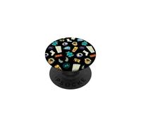 Disney and Pixar's Monsters, Inc. Monstropolis Icons Pattern PopSockets Adhesive PopGrip