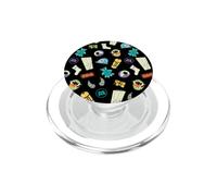 Disney and Pixar's Monsters, Inc. Monstropolis Icons Pattern PopSockets PopGrip for MagSafe