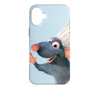 Disney and Pixar's Ratatouille Chef Remy Big Face Blue Case for iPhone 16 Plus