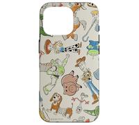 Disney and Pixar's Toy Story 4 Characters Retro Print Case for iPhone 16 Pro
