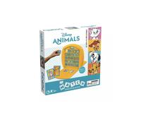 Top Trumps Match Disney Animals Board Game, Play with Simba, Bambi, Dumbo, Lady and the Tramp, Race to Match 5 of the same characters in a row, Fun family travel game for 2 players aged 4 plus